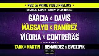 PBC on PRIME VIDEO PRELIMS | #TankMartin & #BenavidezGvozdyk