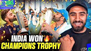 JADEJA’S WINNING SHOT!  India WINS Champions Trophy | Rohit 76 | IND vs NZ