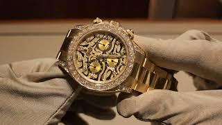 Rolex Daytona "Eye Of The Tiger" 18k Yellow Gold With Diamons. Ref. 116598TBR The Grail Of Watches