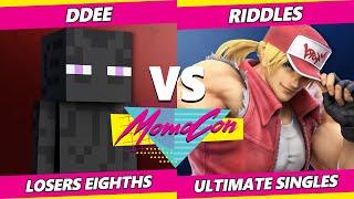 MomoCon 2022 Top 8 - Riddles (Terry, Kazuya) Vs. DDee (Steve) SSBU Ultimate Tournament