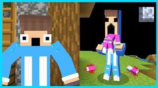 MIPAN & ZUZUZU MENEMUKAN HANTU ZUZUZU PALSU DI MINECRAFT SURVIVAL! MIPAN DI MAKAN