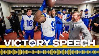 “Let’s Keep Working!” Sean McVay’s Victory Speech After Divisional Win vs. 49ers