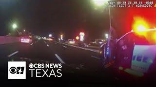 Dallas police release dashcam footage after chase involving gunman