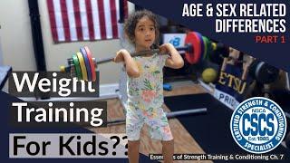 Should Children Lift Weights? Here's What the Experts Say | CSCS Chapter 7