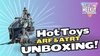 Collecting Weekly Live Unboxing | Hot Toys ARF Trooper & AT-RT Review