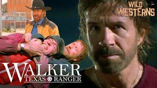 Walker, Texas Ranger | Best Brawls Of Season 4 (ft. Chuck Norris) | Wild Westerns