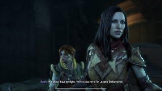 Angelina Jolie Rook Meets Lucanis - Dragon Age: The Veilguard