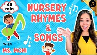 Wheels On The Bus, Old MacDonald + More Nursery Rhymes & Kids Songs | Music For Toddlers | Ms Moni