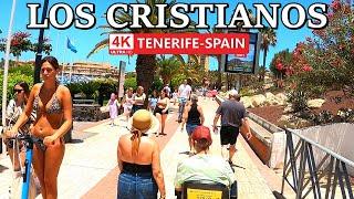 TENERIFE - LOS CRISTIANOS | Visiting Several Places  4K Walk ● July 2024