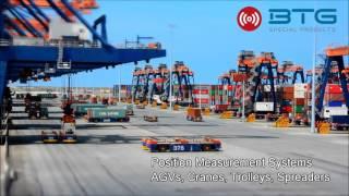 BTG Special Products Sensors at STS, OC, AGV, ASC  / ARMG in Automated Container Terminal