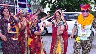 Thar tai chunari layo  Mami // Shekhawati dj dance // Retirement par gajab youtuber ka dance