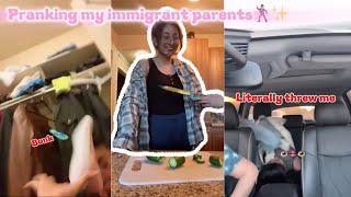 PRANKING my IMMIGRANT PARENTS! Pikanab vs Parents PART ONE!