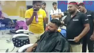 Prashanth Az Rj | Hair Cutting | Top Mirrors Proffesional | Khammam