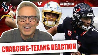 Chargers-Texans Reaction: C.J. Stroud beats Justin Herbert, Mike Vrabel-Patriots | Colin Cowherd NFL