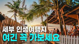 세부 자유여행ep.2 꼭 가봐야할 환상적인 세부여행지 l 모알보알 호핑투어 없이 정어리떼 스노클링, 가성비 숙소 추천 트리쉐이드 리조트, 남부투어 커플여행 코스 경비,맛집놀거리