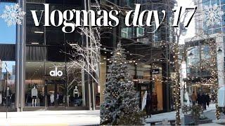 VLOGMAS DAY 17: dog sitting, snowport in seaport boston, and wrapping gifts!