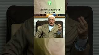 Gelin biraz formatla oynayalım...  #çınarmedya #fethullahgülen  #cinarmedya