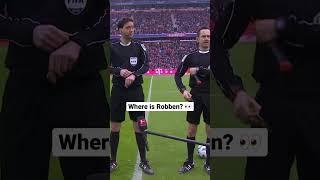 When Robben forgot he is Captain 