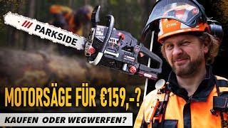 159 Euro including accessories and electric start??? PARKSIDE chainsaw