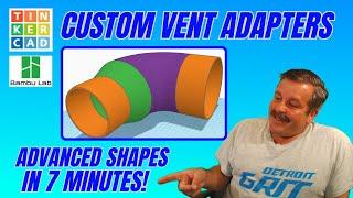 Advanced Cone Tube Hose Adapters Made With Tinkercad 3d Printing Tech!