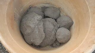 dusty soft silky pure ash dry and damp crumbling powder play @sand Dirt asmr
