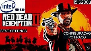 Red Dead Redemption II Intel HD 520 | Best Settings | Performance Test