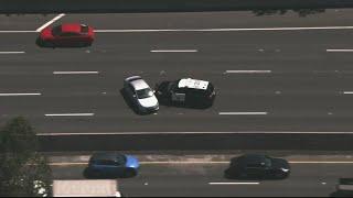 Police chase ends with PIT maneuver on 101 Freeway