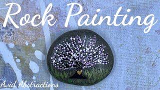 Easy Tree of Love Rock Painting for Beginners