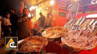 Experience the Thrill of Nighttime Street Food in Kabul: Mouthwatering Fish Cooking Under the Stars