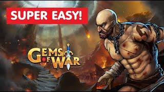 Gems of War Explore Level 12 Fast best team! NO Legendary OR Mythic!