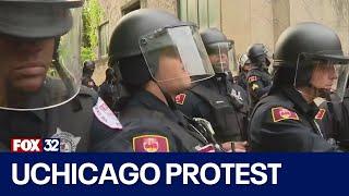 Police break up pro-Palestine encampment at the University of Chicago