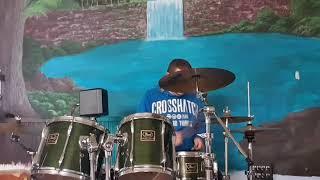 Drum Solo  #IlovetheDrums, #Feelthebeat, #Cymbalshidingmyface   ‍️