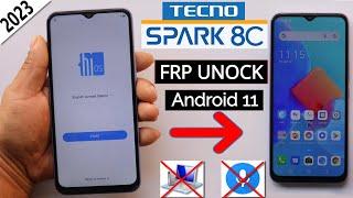 Tecno Spark 8c (KG5K) Android 11 Frp Bypass 2023 Without PC | Without Disable Google Play Service