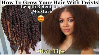 How To Grow Your Hair With Twists From Wash Day To Styling + Lots Of Tips For Heathy Hair & Scalp