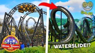 What if Alton Towers Roller Coasters were... WATER SLIDES!?