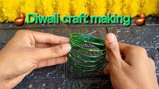 bangles diy | unique diya stand making ideas | Diwali decoration ideas | candle stand#diwalispecial