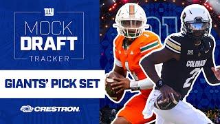 Mock Draft Tracker: Giants' Pick Set | New York Giants