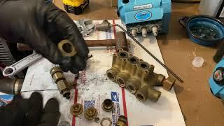 Cat Pressure Washer Pump off a Ridgid troubleshoot and repair Model 3GXT27 w/ Subaru SP-170