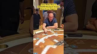 Dana White Wins A $200,000 Blackjack Double Down In Las Vegas! #danawhite #blackjack #casino #bigwin