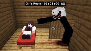 It Waits Until She Falls Asleep in Minecraft...