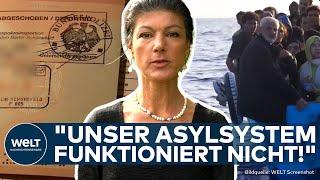 ASYLSTREIT IN DEUTSCHLAND: Wagenknecht "Andere Länder schaffen das auch!" Ärger um Abschiebungen!