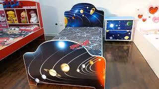 Single Bed With Side Table For Boys And Girls | KIDDYLAND | SEHALSHOP