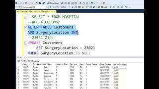 Adding Columns With Data SQL