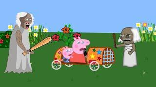 Peppa Pig vs Granny, Baby Granny Appear At House!! Please Help George!!! | Peppa Pig Funny Animation