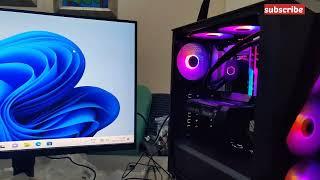 how to pc build i9-12900K PC 3060 graphics  ASUS PRIME Z690-P WIFI D4 #pc #pcbuild #ssd my it world