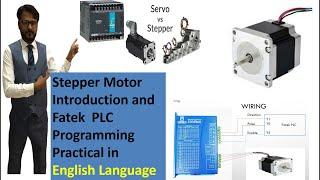 What is Stepper Motor and Stepper Motor Programming and wiring in Fatek PLC in English Language
