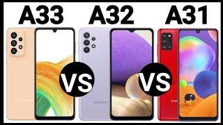 Samsung Galaxy A33 5G vs Galaxy A32 vs Galaxy A31 Full Comparison! - Samsung 2022