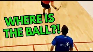SQUASH. How to completely fool your opponent with one shot