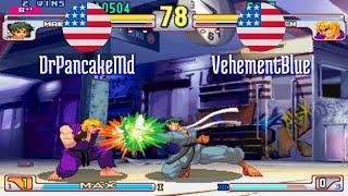 FT10 @sfiii3nr1: DrPancakeMd (US) vs VehementBlue (US) [SF III 3rd Strike Fightcade] Aug 29