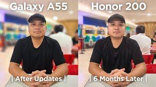 Galaxy A55 vs Honor 200 camera! (After Updates/6 Months Later)